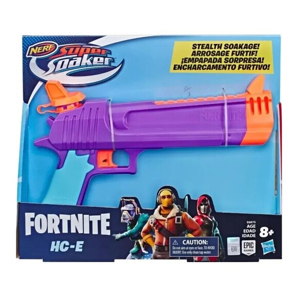 NERF Super Soaker - Fortnite HC-E Toy Water Blaster - Hasbro E6875 - Picture 1 of 6